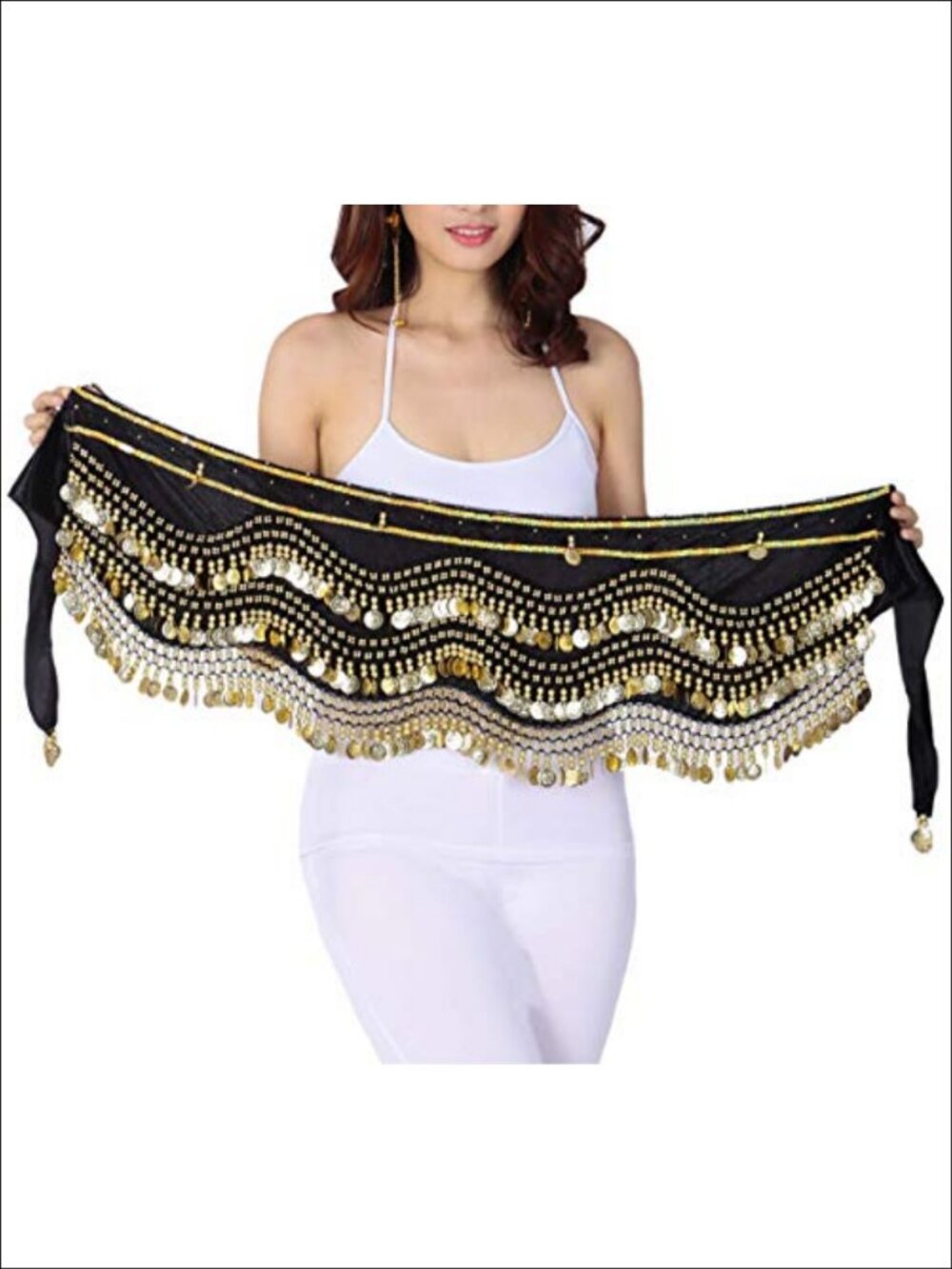 Coin Hip Scarf Belly Dance Costume Accessory